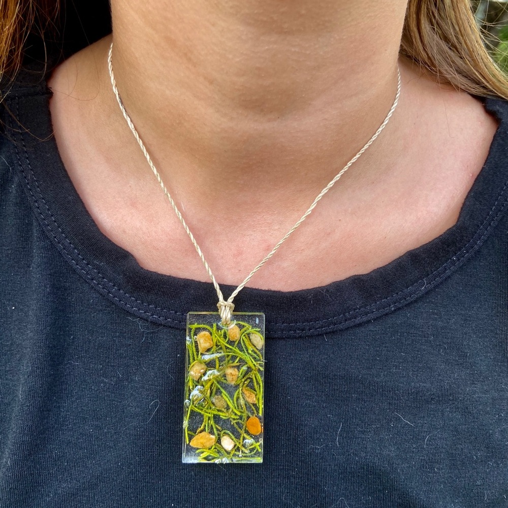 Real nature necklace! Handmade!